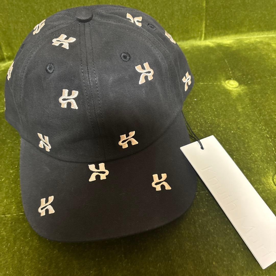 Knuth Marf K logo cap black 新品　未使用