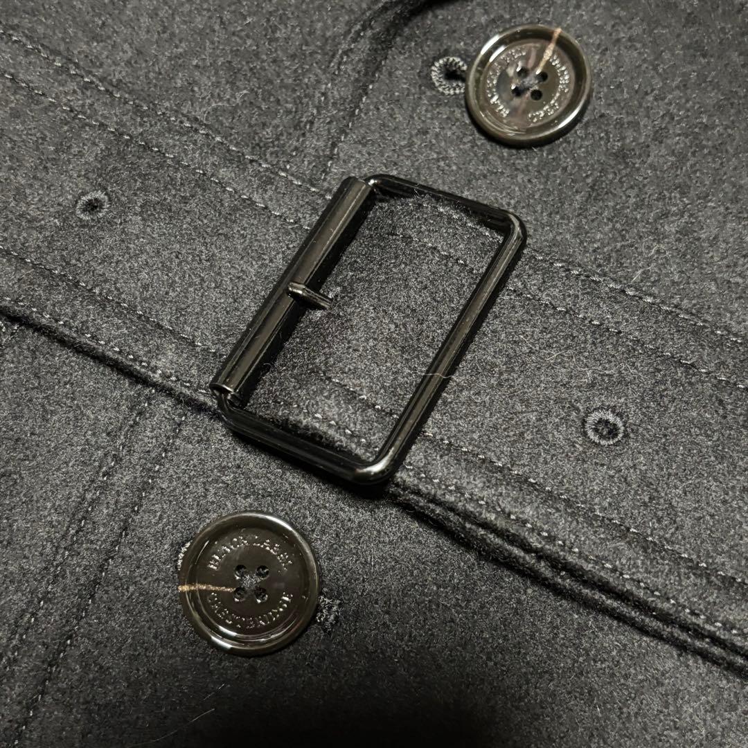 極美品 ブラック レーベル クレストブリッジ トレンチコート ウール チェック