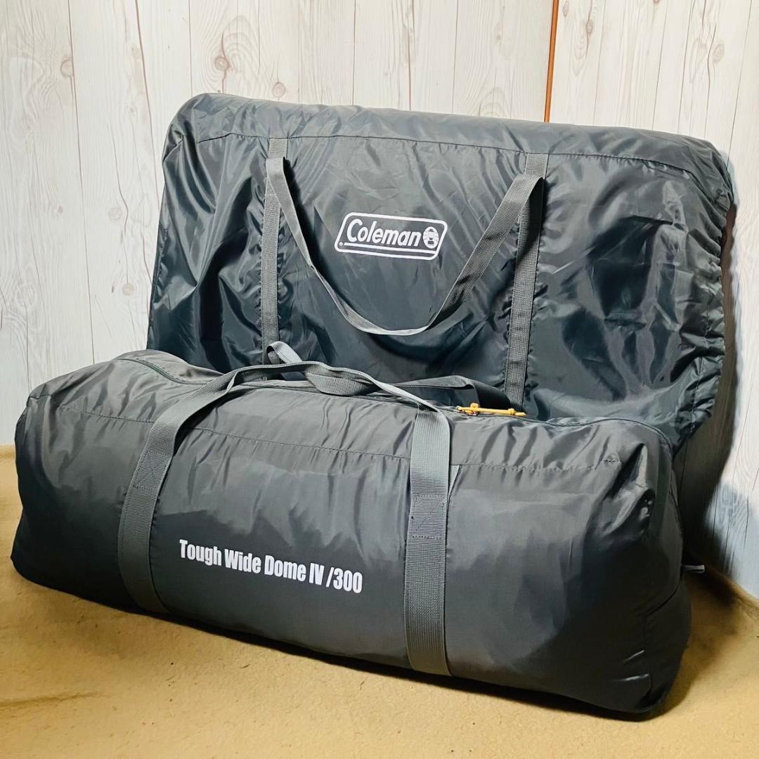 【美品】 Coleman タフワイドドームIV/300 グレー インナーシート付