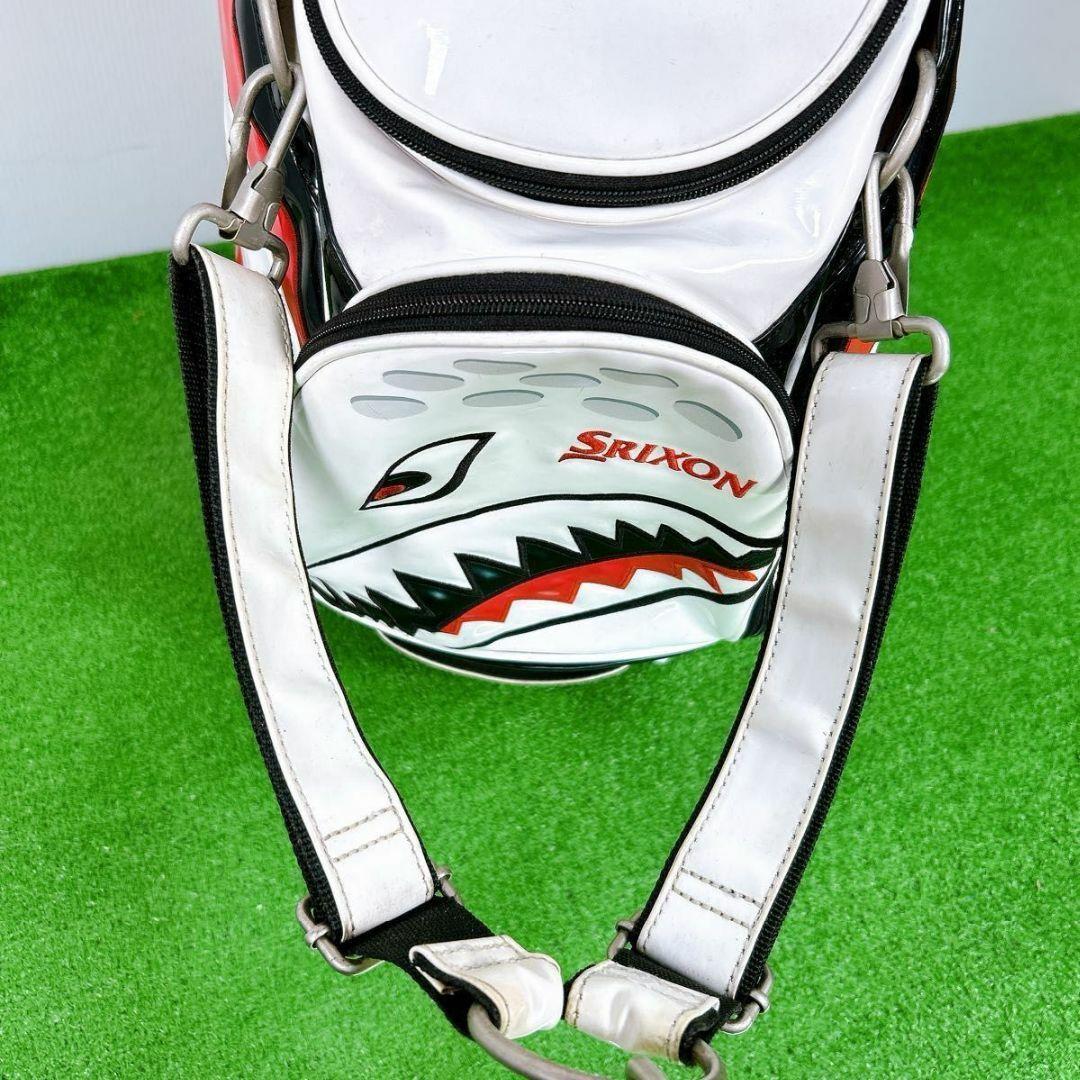 【希少】スリクソン ガオモンスター キャディバッグ エナメル 3点式ショルダー
