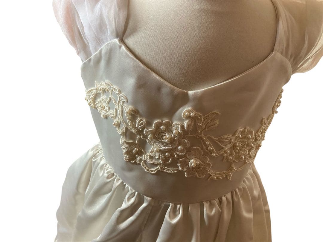 ウェディングドレス風子どもドレス