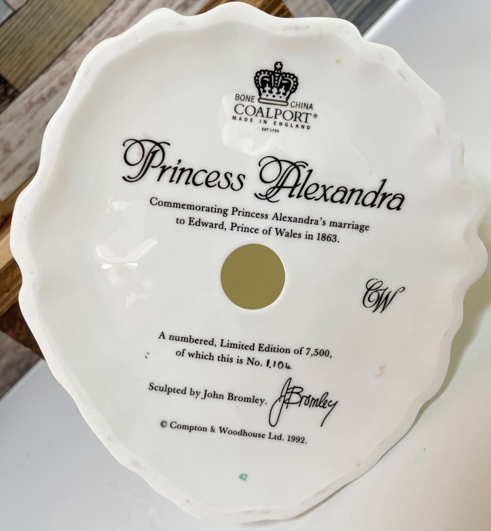 プリンセス　アレクサンドラ　ウエディング　コールポート　フィギュリン 人形　置物