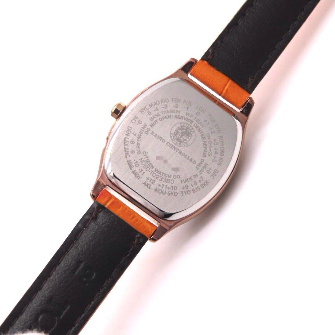 美品 ES9352 05B クロスシー 電波ソーラー シチズン 時計 トノー