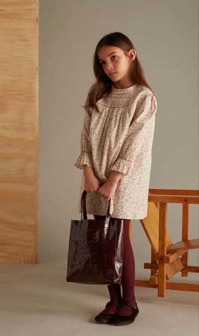 Bonpoint ボンポワン スモッキング ワンピース 10A