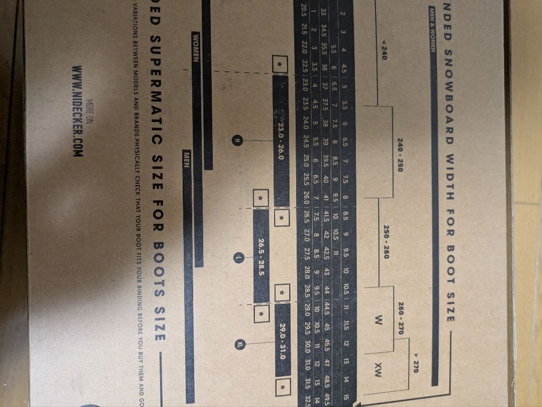 Nidecker スーパーマチック ビンディング M ブラック