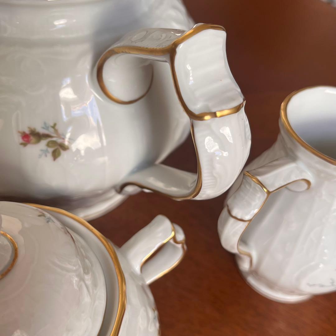 【美品】ローゼンタール★サンスーシモスローズ★ティーポットセット