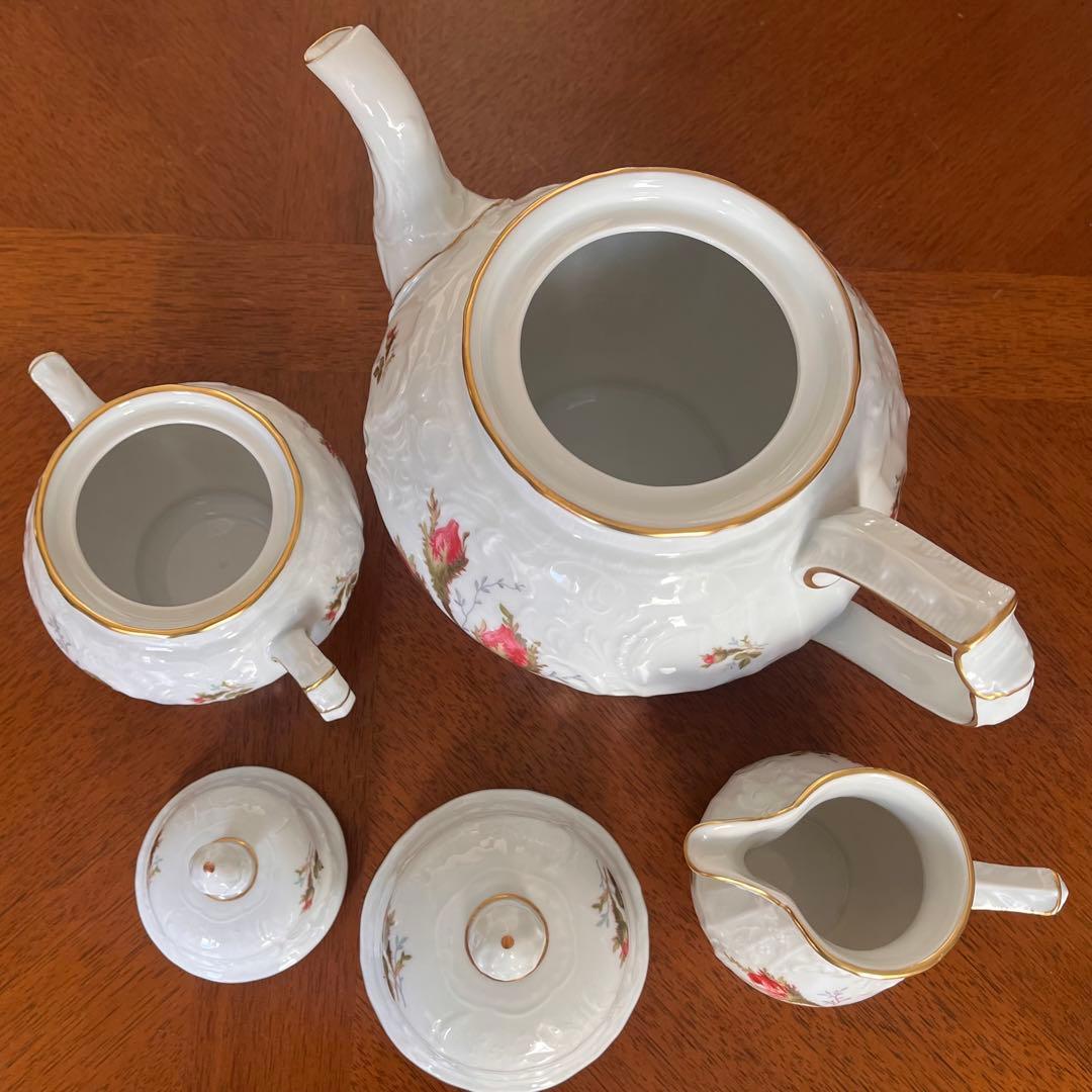 【美品】ローゼンタール★サンスーシモスローズ★ティーポットセット