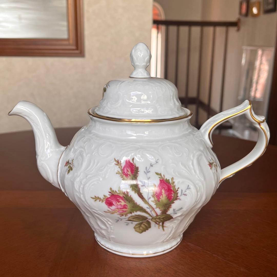 【美品】ローゼンタール★サンスーシモスローズ★ティーポットセット