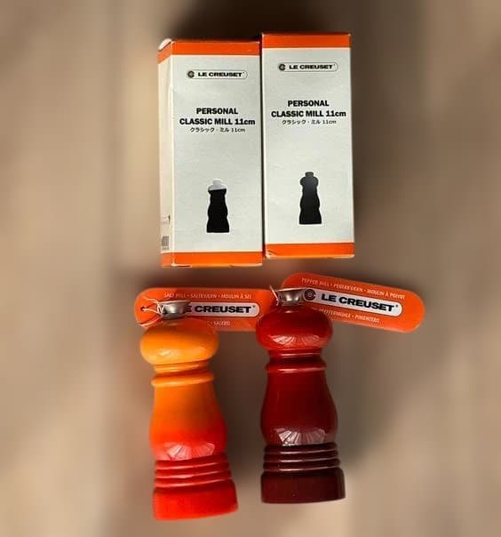 LE CREUSET ルクルーゼ ペッパーミル ソルトミル 2個セット