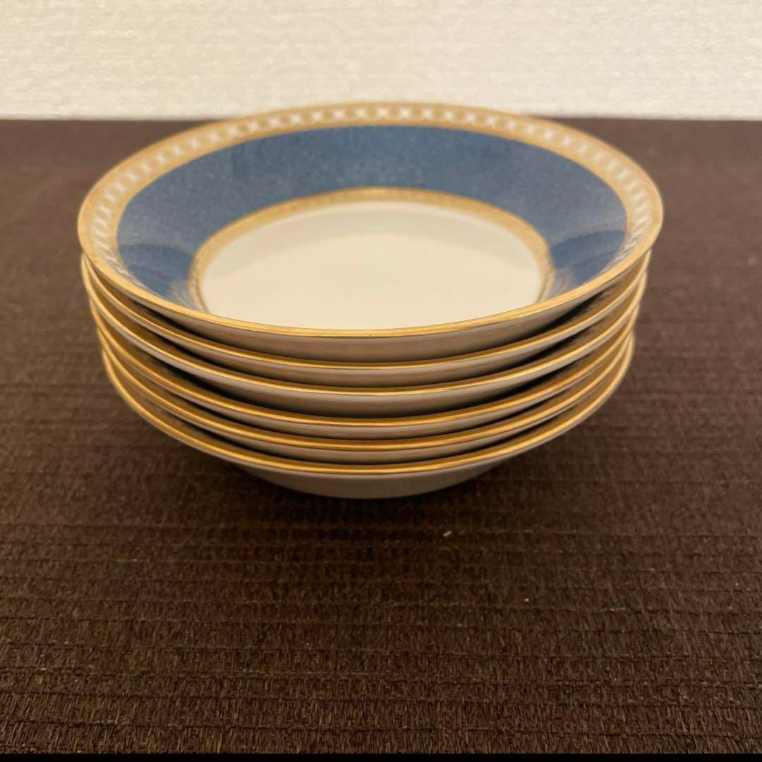 ウェッジウッド　ユーランダー　パウダーブルー　サラダボウル　デザートプレート