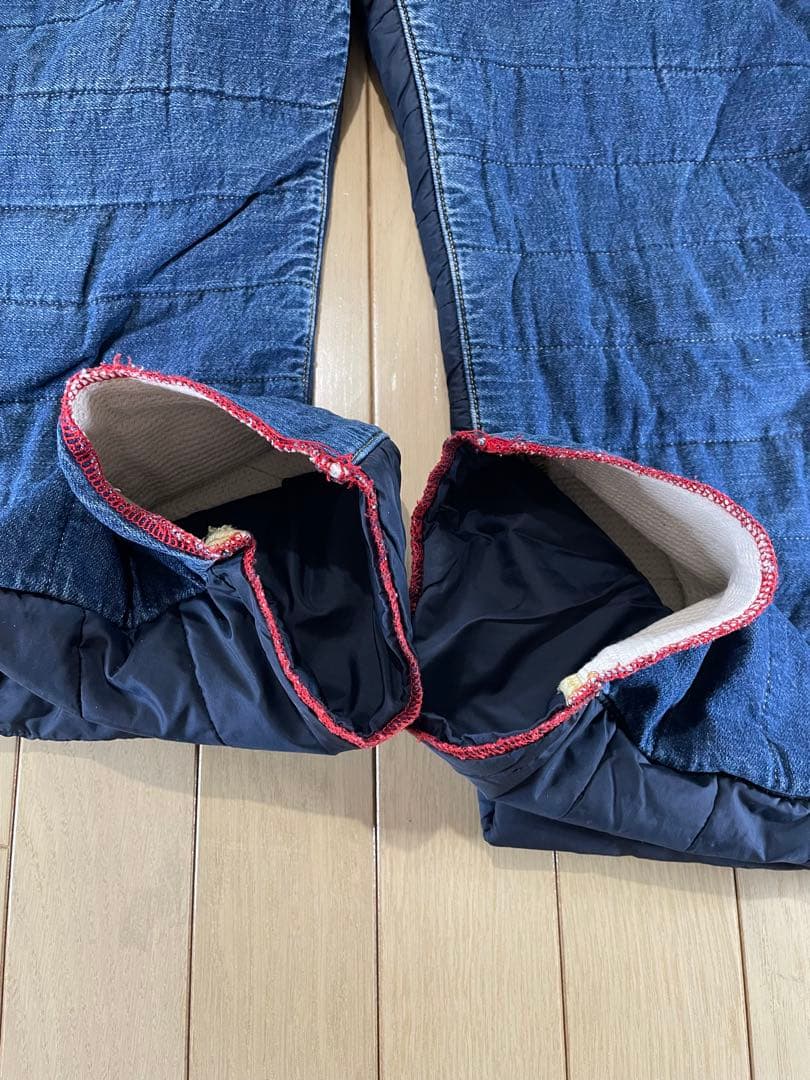 キャピタル KAPITAL パンツ (デニム × ダウン) サイズ 3 L