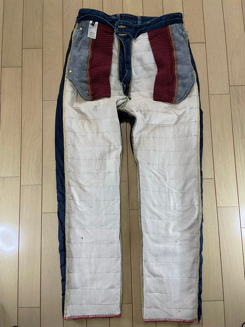 キャピタル KAPITAL パンツ (デニム × ダウン) サイズ 3 L