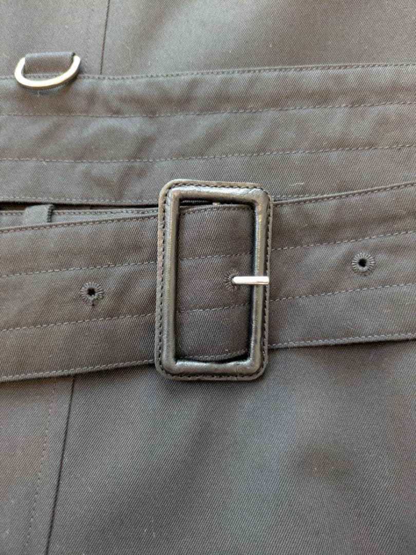 Aquascutum トレンチコート ENGLAND 44 XL相当 ブラック