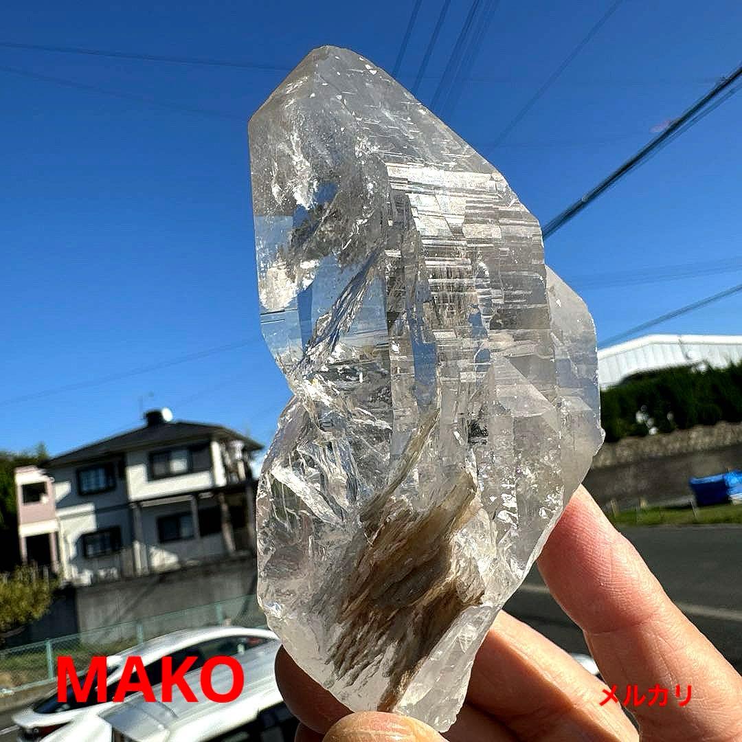 M1875☆ガネーシュヒマール水晶原石426g☆天然石　原石☆N5087-D