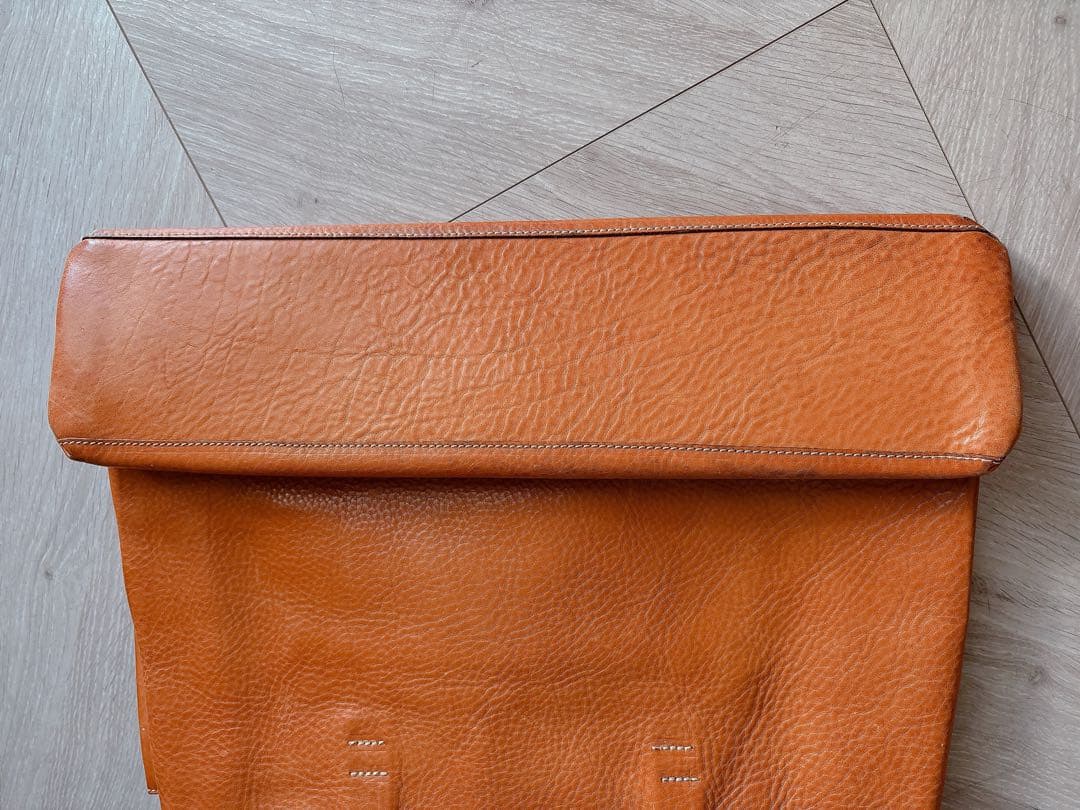 大容量 CIVA チーバ オールレザー キャメル トートバッグ イタリア製 本革