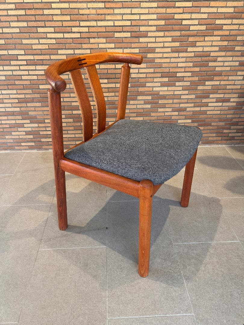 【希少】♥北欧 Uldum Møbelfabrik ダイニングチェア　4脚セット