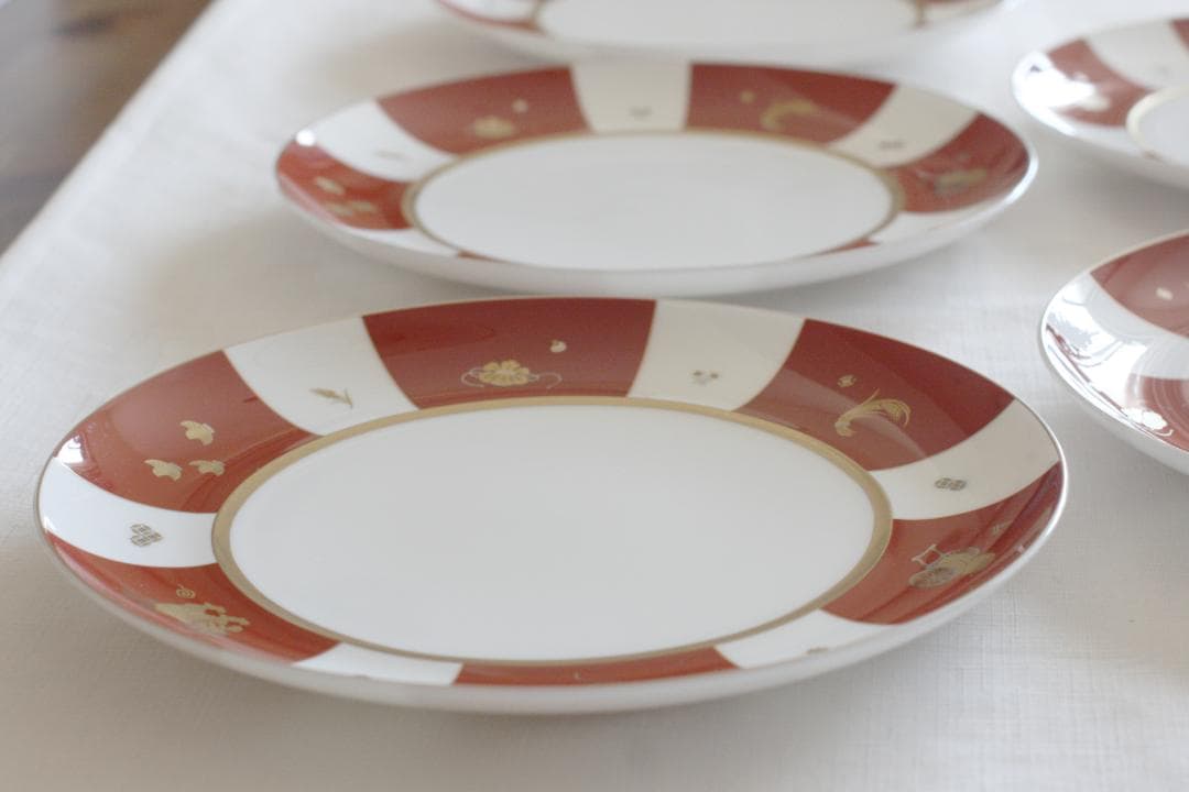 【５枚セット】NIKKO　金沢コレクション　かぐら　プレート　大皿　丸皿