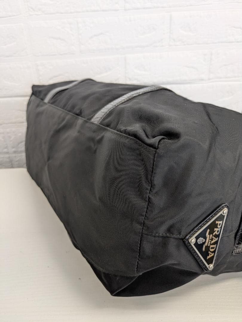 PRADA 　プラダ　ボストンバッグ　三角ロゴ　テスートナイロン　3431