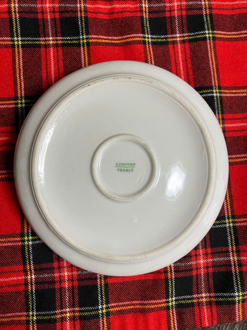 希少　アンティーク　LlMOGES リモージュ France 子供用保温皿