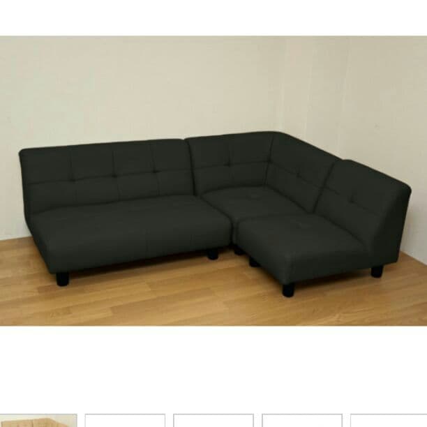 未使用コーナーソファ送料込み