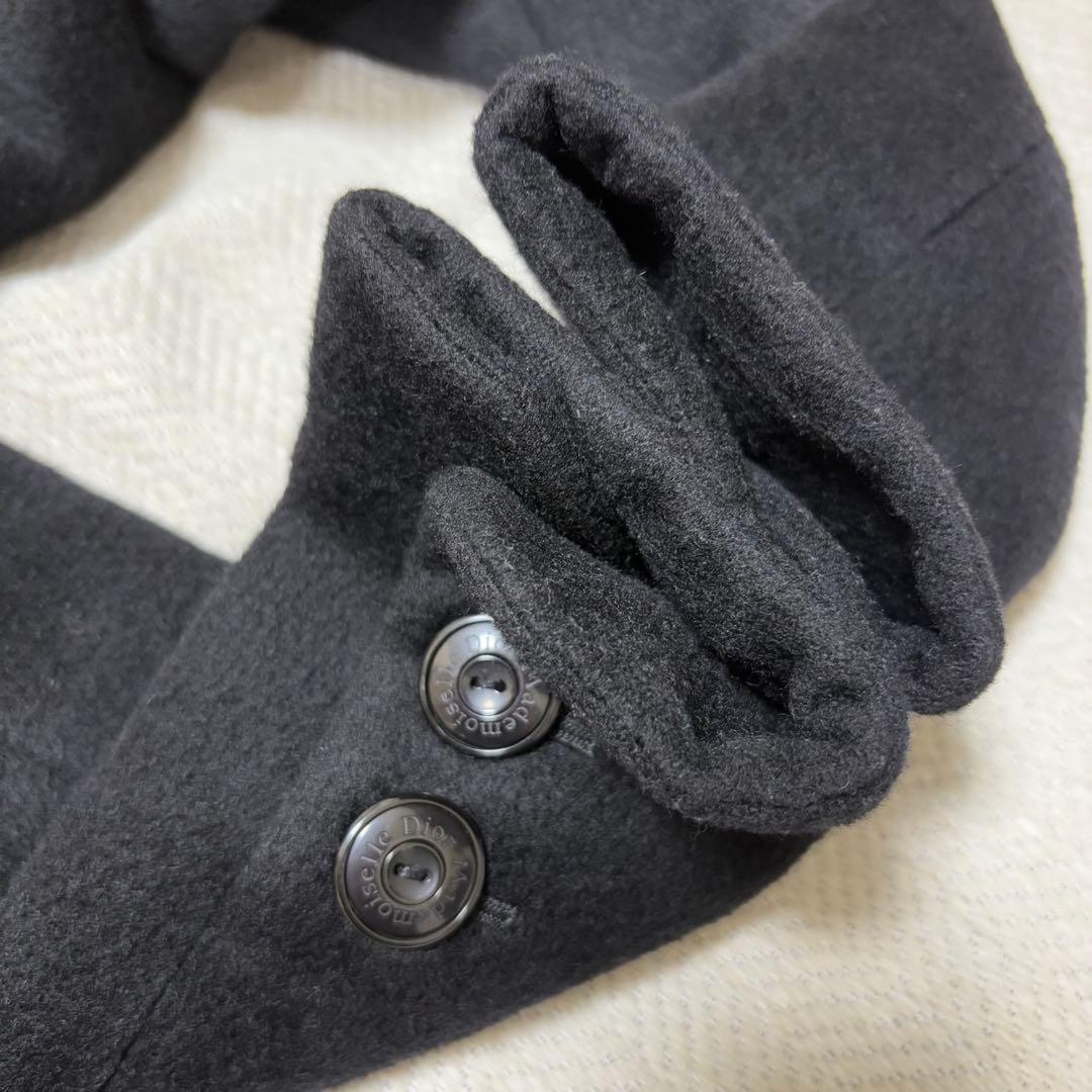 希少 Mademoiselle DIOR カシミヤ ウール ロングコート