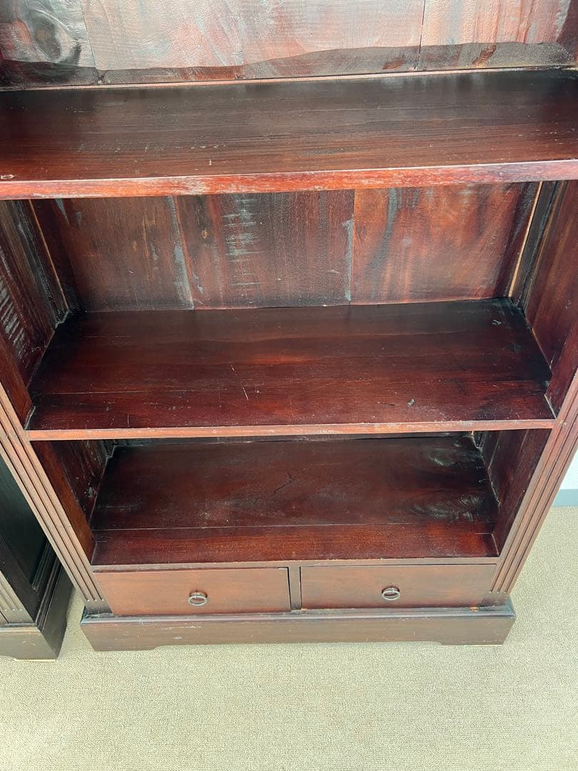 B-companyのアンティーク調の本棚 大型