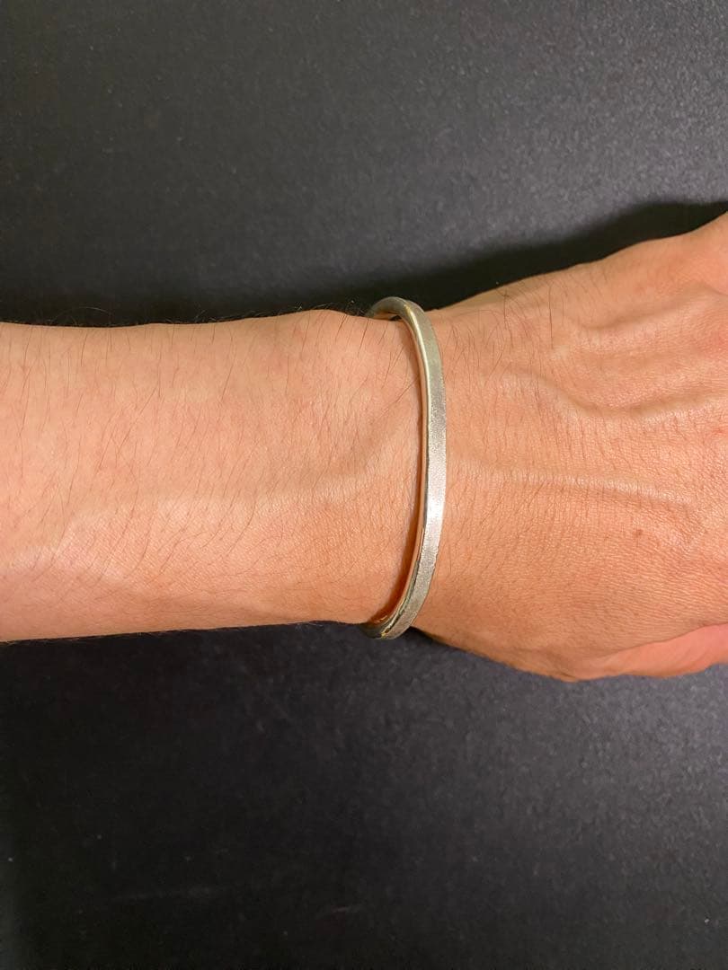 ichi シルバー 白釈バングル