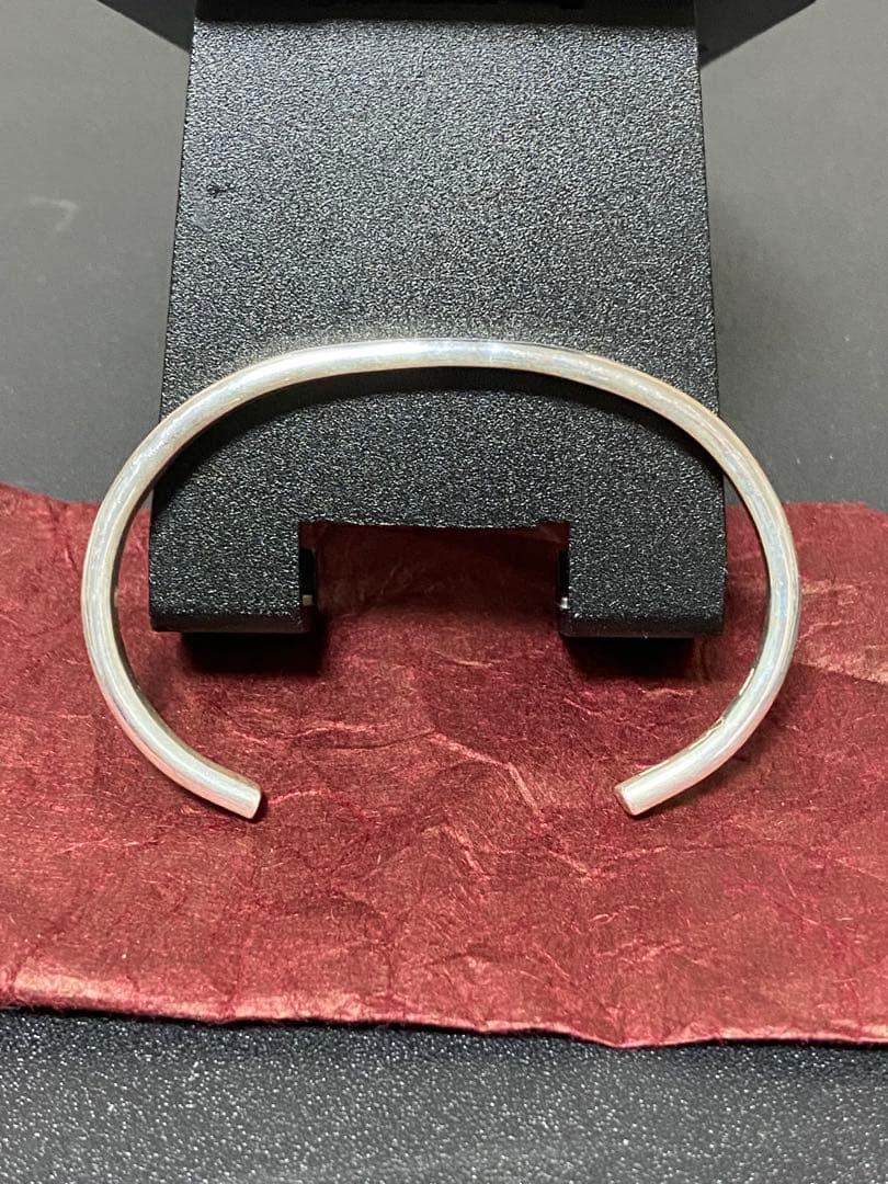 ichi シルバー 白釈バングル