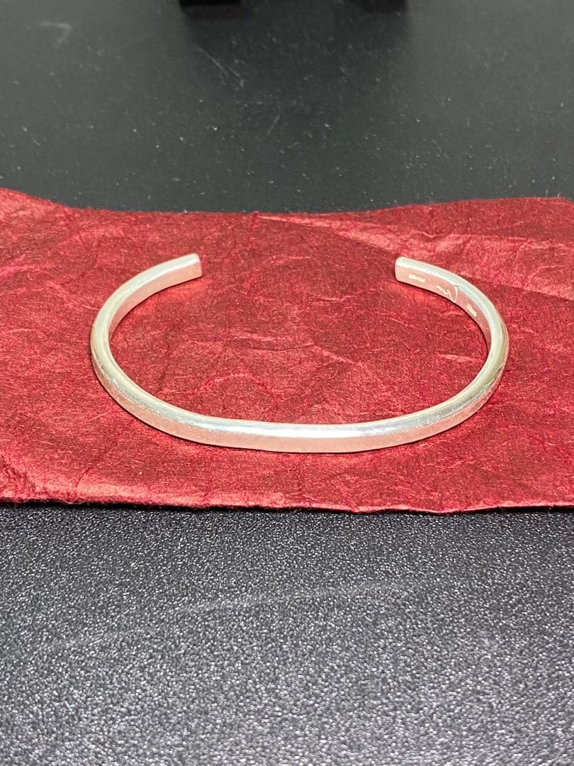 ichi シルバー 白釈バングル