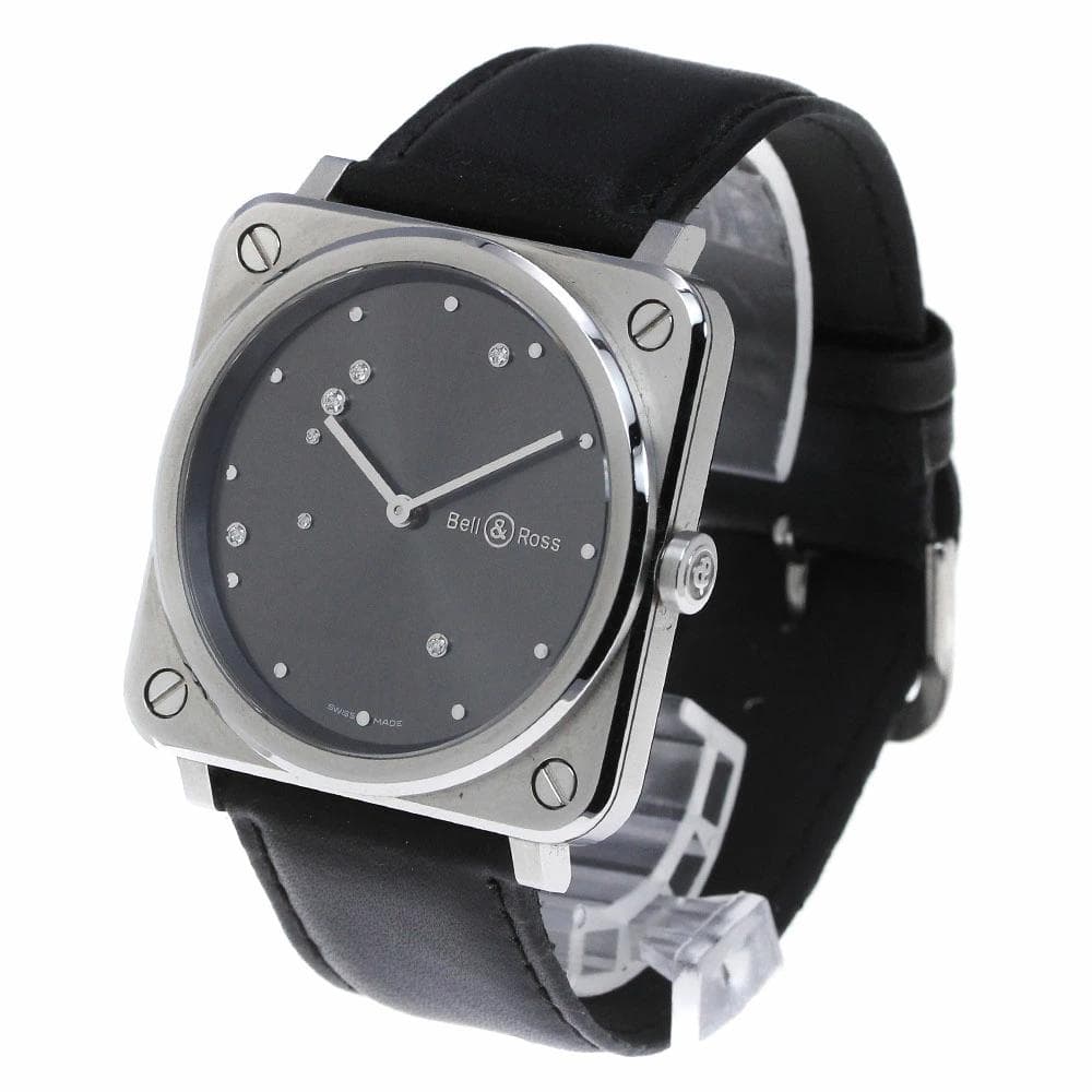 【レア】ベル＆ロス Bell＆Ross ダイヤモンドイーグル/グレー メンズ