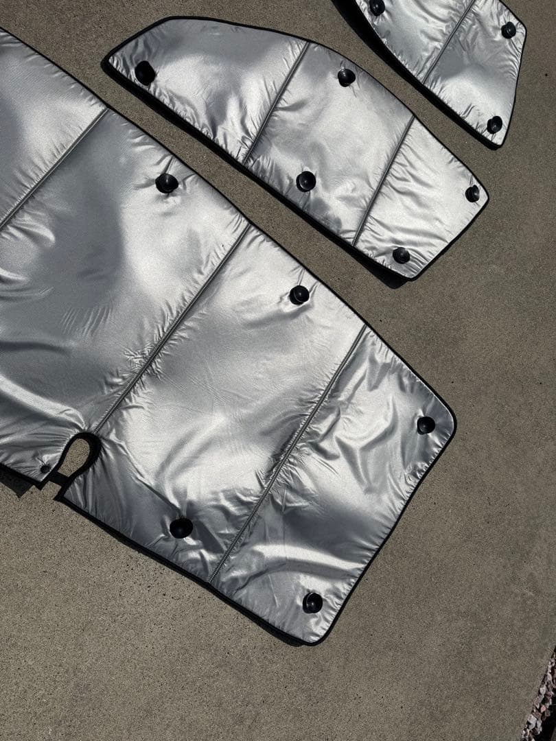 趣味職人　200 ハイエース　フロント3面　カーテン プライバシー サンシェード