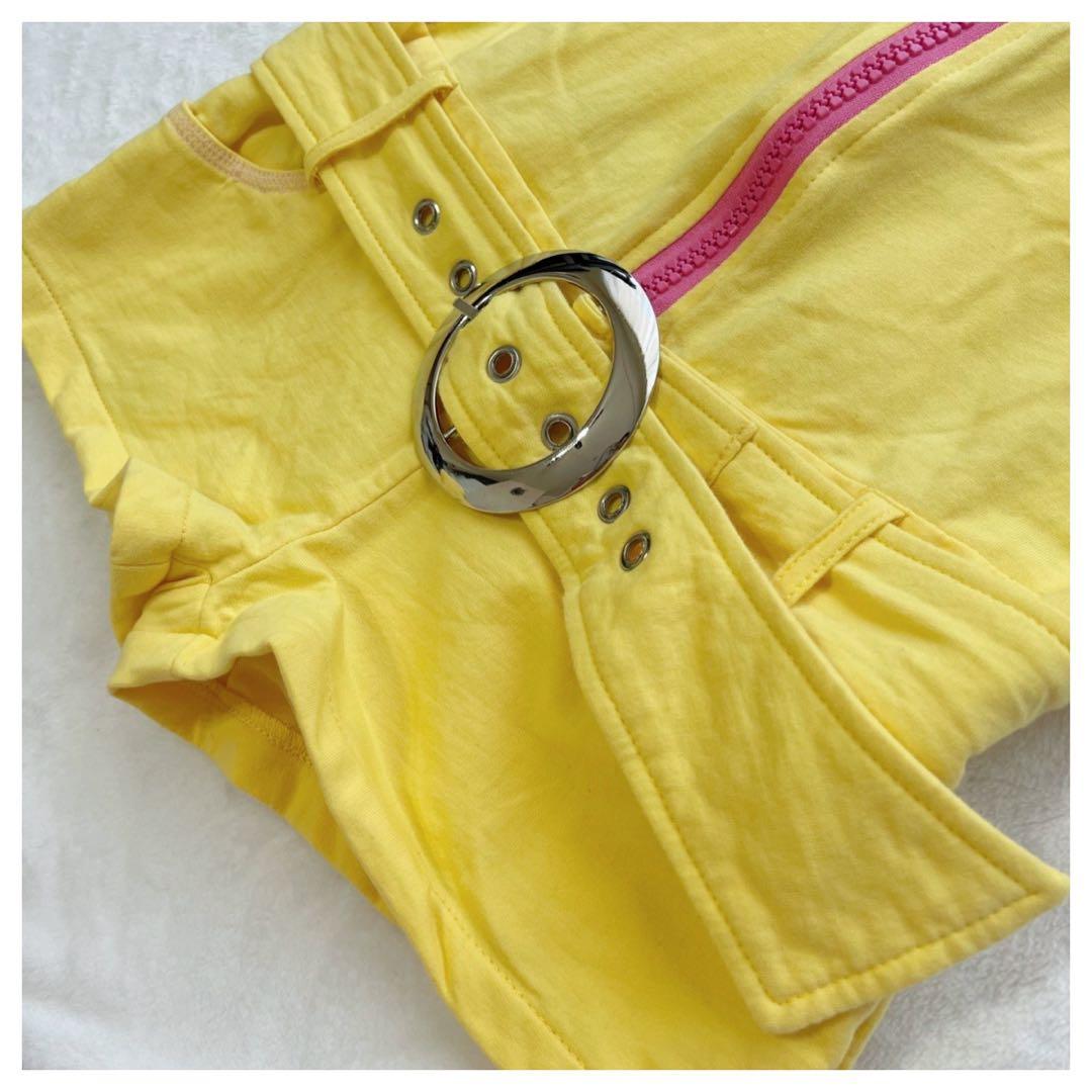 y2k 平成ギャル 派手 背中開き ベルト付き サロペット フェアリーグランジ