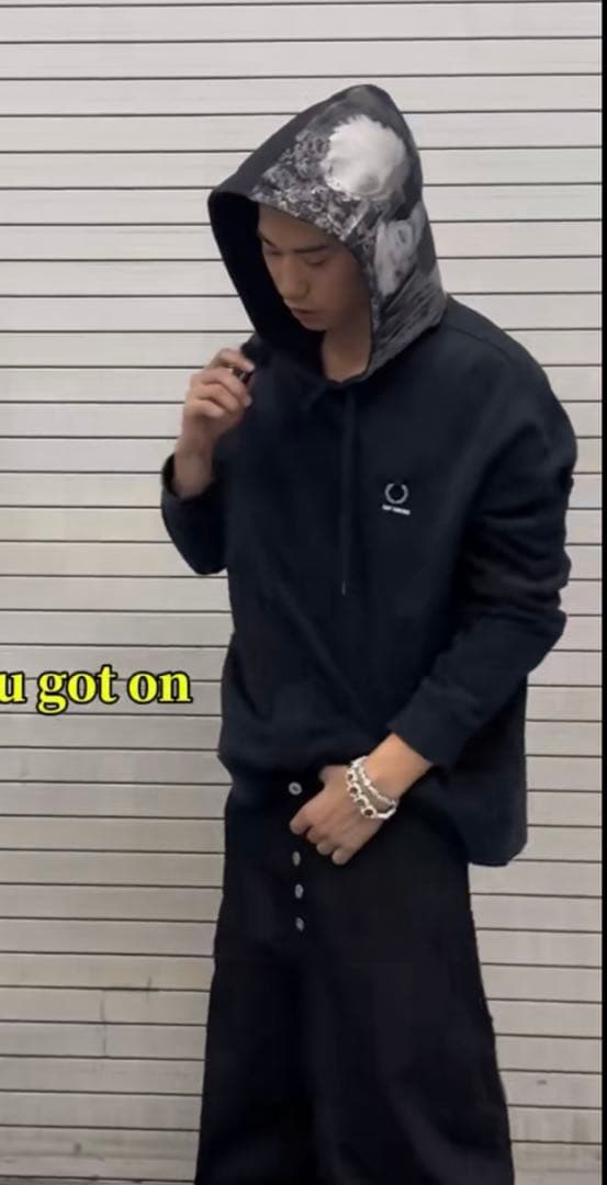 ラフシモンズ　フレッドペリー　パーカー