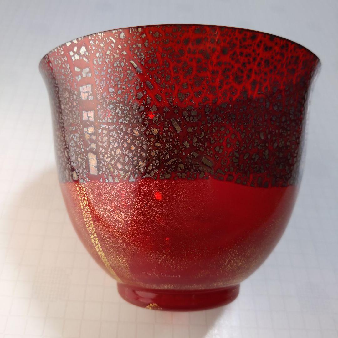 ヴィンテージ ベネチアンボウルの美形 金黒装飾 茶席を彩る茶器としても