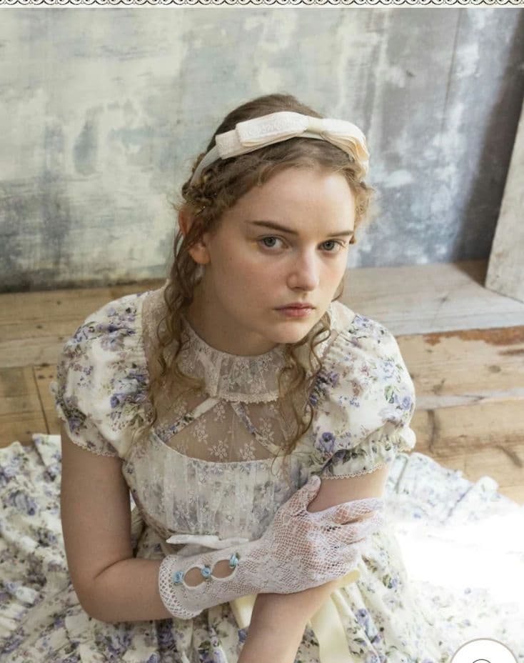 タグ付き新品 ロココブーケ・アルカンシェルティアードロングドレス＆リボンクリップ