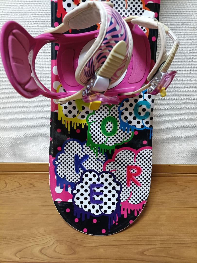 キッズスノーボード IGNIO 110cm ＆Kissmark ビンディング付