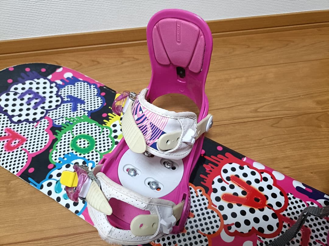 キッズスノーボード IGNIO 110cm ＆Kissmark ビンディング付