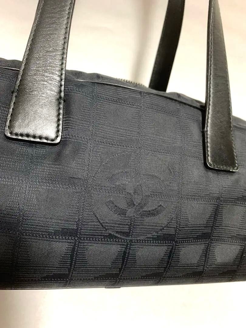 【中古】美品　CHANEL シャネル トラベルラインボストンバッグ