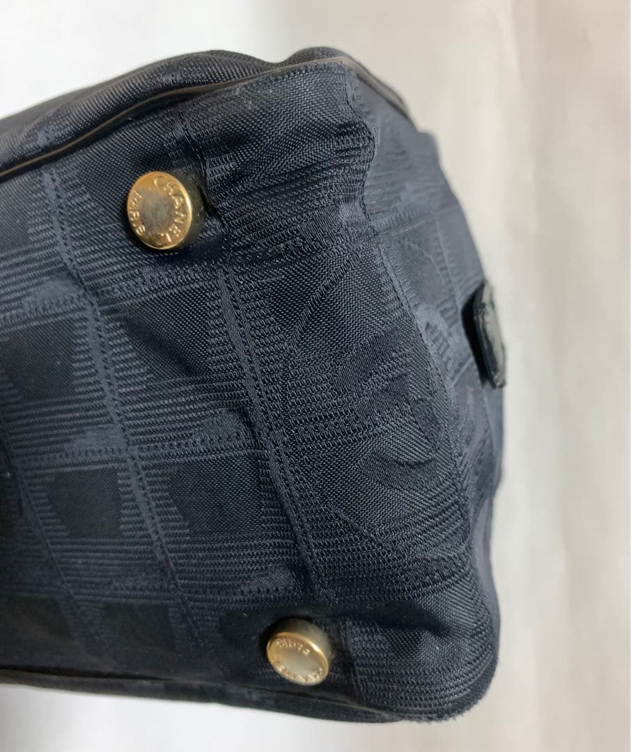 【中古】美品　CHANEL シャネル トラベルラインボストンバッグ