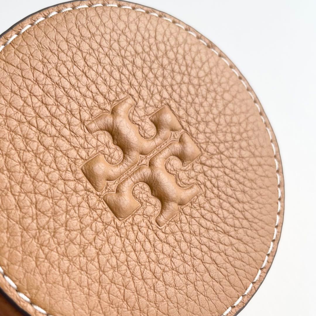 トリーバーチ キーホルダー ポーチ 小物入れ レザー ロゴ テア 新品