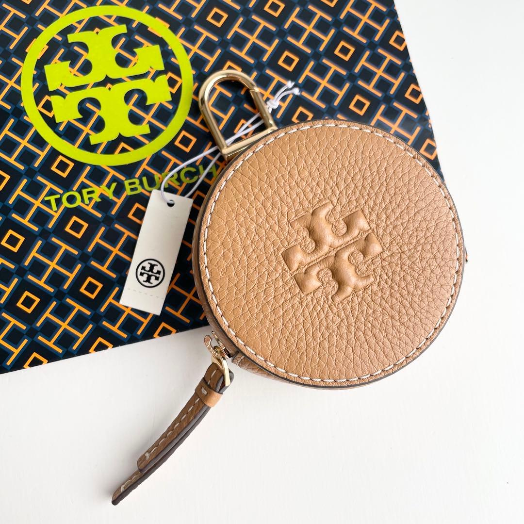 トリーバーチ キーホルダー ポーチ 小物入れ レザー ロゴ テア 新品