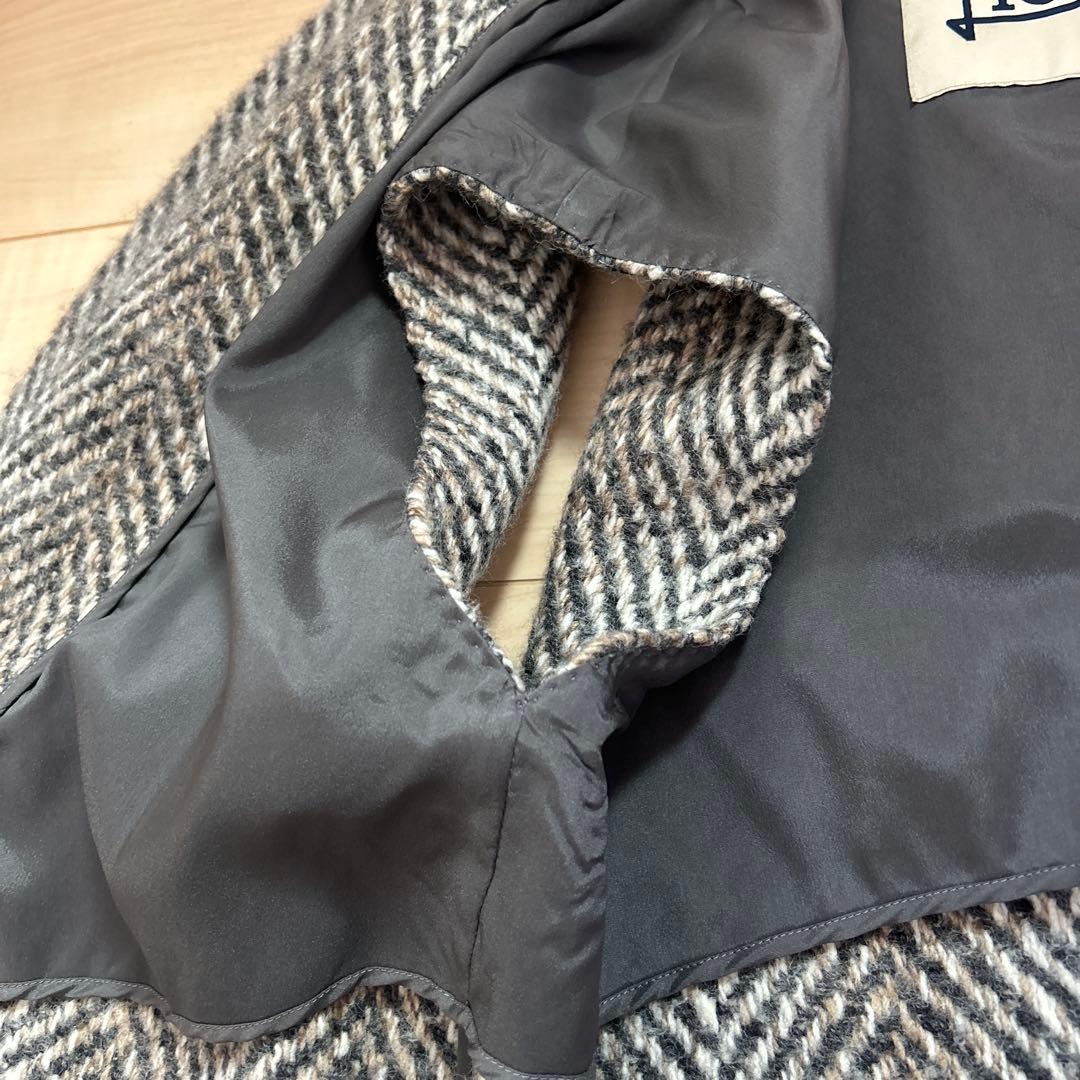 Herno ヘリンボーンノースリーブベスト