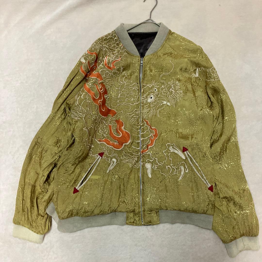 花旅楽団　ハナタビガクダン　鯉 龍　スカジャン　XL