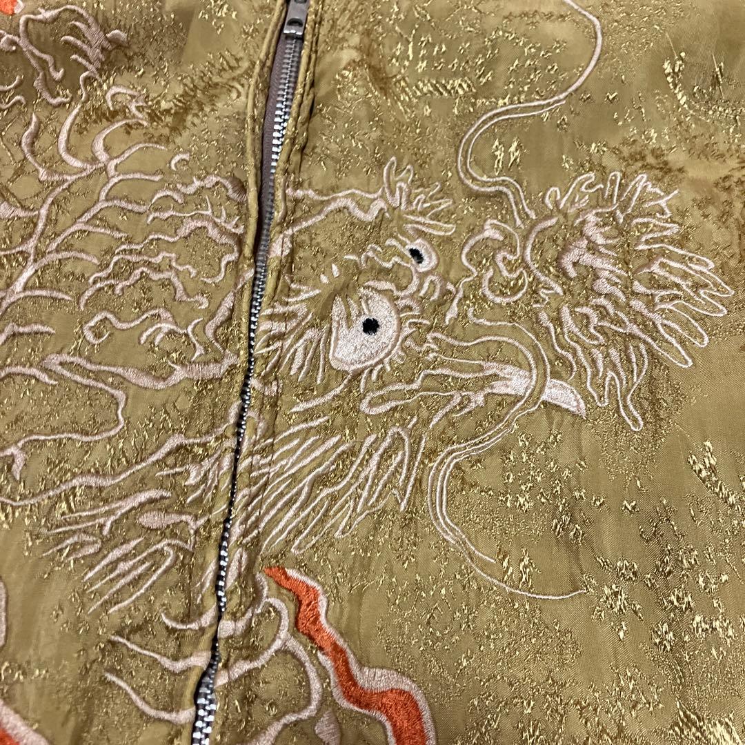 花旅楽団　ハナタビガクダン　鯉 龍　スカジャン　XL