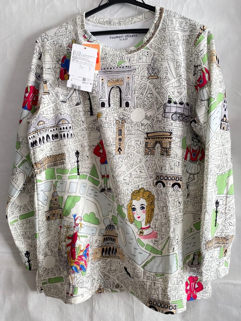 ワコール　ツモリチサトスリープ　パジャマ　Lサイズ UDW450 IV