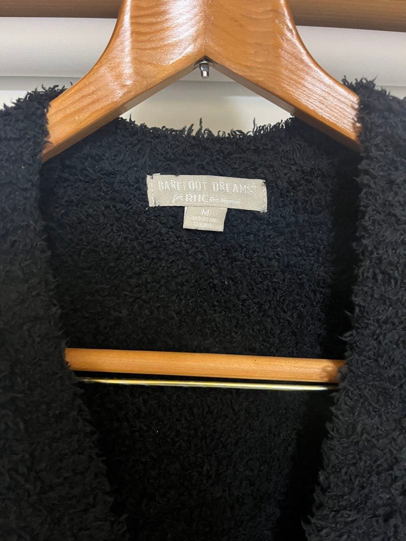 RonHerman BAREFOOT DREAMS ブラック カーディガン M