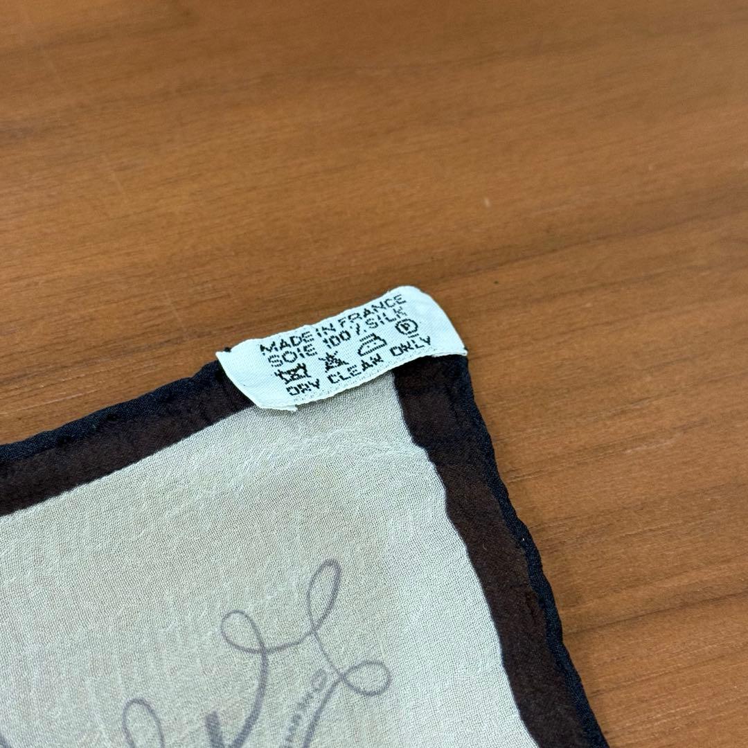 【週末sale】エルメス カレ45 LART DECRIRE スカーフ シルク