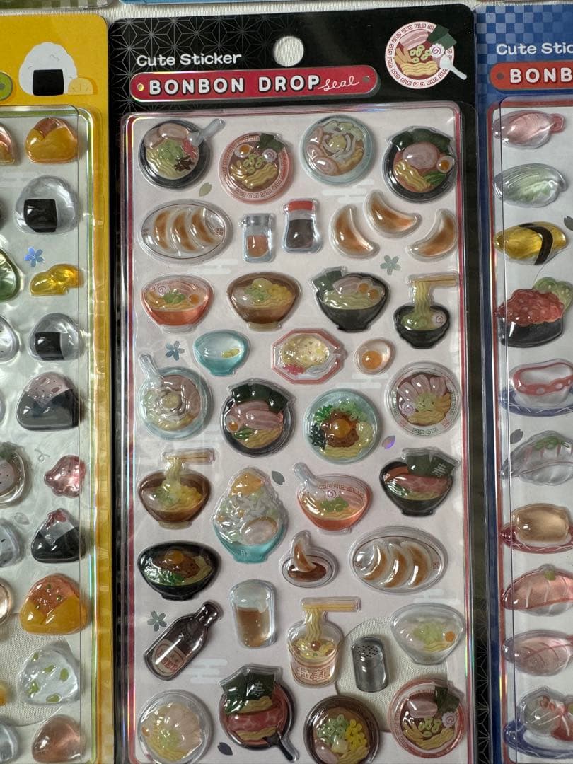 【新品未開封】和柄　ボンボンドロップシール15枚セット