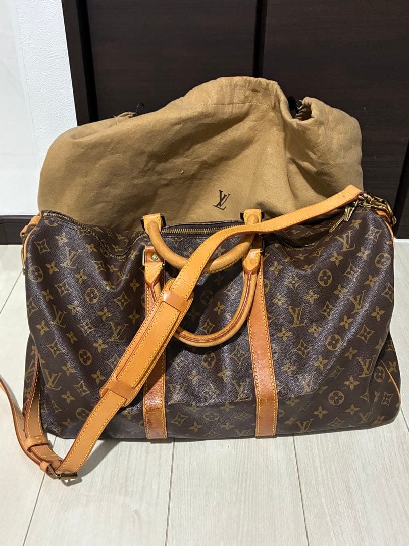 Louis Vuitton キーポル50 バンドリエール ボストンバッグ