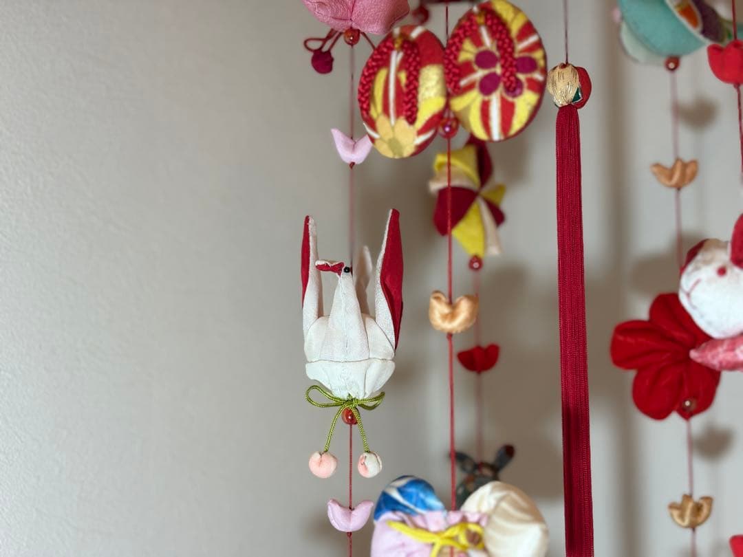 可愛いつるし雛No.175・ひな祭り・桃の節句・さげもん吊るし飾り・初節句飾り